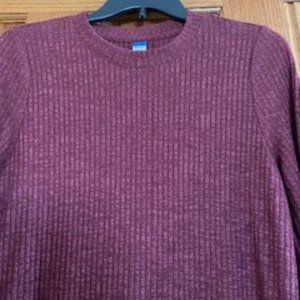 Maroon Sweater dress